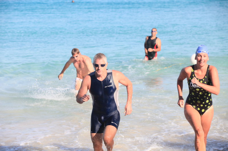 Michael Ellis, winner of the 2011 BVI X Tri